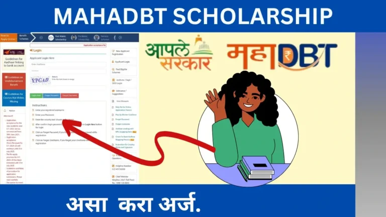 Maharashtra Maratha MahaDBT Scholarship 2025 या पोर्टलवर ऑनलाइन अर्ज कसा करावा?